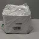 0.8 Gallon/3L Compost Bin Kitchen, Comes 5 Rolls of Handle Trash Bags, for Use on Countertops or Under Sinks, Countertop Compost Bin with Lid, for Cupboard/Bathroom/Bedroom/Office(White)