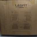 LASFIT Floor Mats & Cargo Liner Set for Ford Bronco 4-Door 2021-2026, Full Covrage Floor Liners + Cargo Mat + Backrest Mats + Underfloor Storage Mat, Heavy Duty All Weather TPE Interior Protection