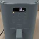 bella 4Qt Slim Air Fryer, Fits-anywhere Kitchenware, EverGood Ceramic Nonstick Coating, Adjustable Temperature, 6 Preset Cooking Options, 60 Min Auto Shutoff w Audible Tone, 3.3lb Capacity, Surf