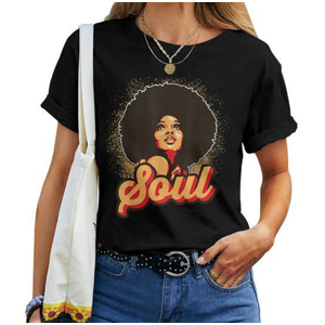 70s Funk Afro Soul Retro Vintage 70s Retro Soul tee T-Shirt, XS