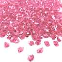 Super Z Outlet Acrylic Color Ice Rock Crystals Treasure Gems for Table Scatters, Vase Fillers, Event, Wedding, Arts & Crafts, Birthday Decoration Favor - 190 Pieces - Pink