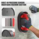 Electric Suction Cup Floor Gap Repair, Flooring Tools for Gap Fixing and Repair, for Laminate Vinyl Hardwood Plank, Professional Installation Kit with Automatic Suction Grabber to Fix Gaps Easily