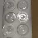 Hewory Glass Taper Candle Holders: 20 PCS Candlestick Holders Clear Short Tapered Candle Holder Set - Candle Stick Holder Decor for Table Centerpiece Wedding Party Advent Christmas Home Decorations