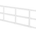Segal S 4752 Fixed Window Guard  Adjustable Child Safety Window Guard Prevents Accidental Falls, Tamper Resistant Screws Included, Non-Egress, White, 23-1/2 to 38 In. W x 15-1/4 In. H (Single Pack)