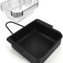 Grill Drip Pan for 720-0830H for Nexgrill Grill Drip Pan Replacement Grease Tray for Nexgrill 720-0888N 720-0925P 720-0896 720-08882A, Grease Pan for Cuisinart CGG-7400, 15 Pack Aluminum Foil Liner