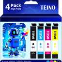 Remanufactured Replacement for Epson 212 T212 212XL Ink Cartridges for XP-4105 XP-4100 WF-2850 WF-2830 Printer (Replacement for Epson 212XL Ink Cartridges Combo Pack 4)