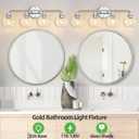Bathroom Light Fixtures Chrome Vanity Light 27 Inch Silver 4 Light