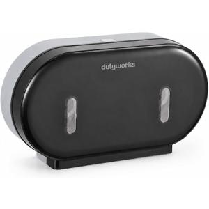 Commercial Jumbo Toilet Paper Dispenser Wall Mount
Holds 2 Rolls up to 9 in, Lockable, Visible Window, Sliding Divider, No-Drill Installation, Heavy Duty ABS