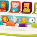 CauseAndEffect Toy for toddlers 23 – Developmental Toy With Buttons & Colors – Color Sorting Animal Toys – For Kids, Toddlers, Babies – 18 Months + – PopUp toys, 612 months, 13 years baby.