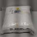 Cooling King Duvet Cover Set 3 Pieces-100% Washed Cotton with Chic Wide Trim Design Linen Like Textured Ultra Soft Cozy Bedding with Zipper Closure(Hemmed Off White,King 104"x90")