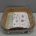 Air Fryer Liners Disposable 9 Inch, 9 inch Air Fryer Liners 125 Pcs Large Square Air Fryer Paper Liners for 5QT 6qt 8QT Air Fryer, Non-stick Parchment Paper for Frying, Baking