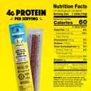 Lorissa's Kitchen Beef Jerky Mini Sticks, Premium Grass Fed & Finished, Original Smoke Show Flavor - 4g Protein, On the Go Snacks, Free from Top 9 Allergens, Non-GMO, Gluten-Free, 0.5 Oz (24 Count) (EXP 02/21/26)