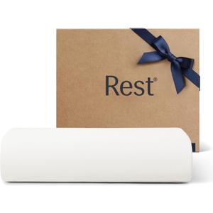 REST Evercool+ Top Sheet, Cali King/King Size, Arctic White, 104"X108" (1 Flat Sheet only)