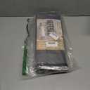 WISELIFE Over The Door Organizer Storage with 4 Large Pockets Door Hanging Organizer with Clear Windows behind The Door Storage for Nursery Bedroom Bathroom Pantry Closet and Baby Essentials Dark Grey