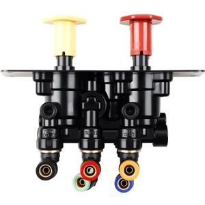 801631 MV-3 Dash Air Brake Control Valve, 3/8" PTC Ports - 5013293 MV3 Trailer Parking Brake Valve Compatible with Bendix BX801631, Freightliner BW5013293, Volvo BW801631
