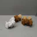 Sumind 9 Pcs 4" 5" Mini Plush Stuffed Dog Party Favor Small Puppy Stuffed Animal Bulk Soft Toy Doll Cute for Kids Christmas Stocking Stuffers Gift Baby Shower Birthday Party(Curly Puppy)