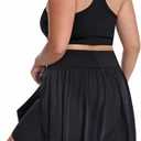 Seawhisper 20" Knee Length Plus Size Skorts for Curvy Women Pleated Skirt Shorts High Waisted with Pockets 20W-20W