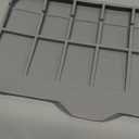 BFONS XL Silicone Faucet Handle Drip Catcher Tray, Gray, 18.1in x 5.7in x 0.79in