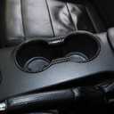 RT-TCZ Carbon Fiber Cup Holder Cover Frame Trim Interior Accessories Compatible with Ford Mustang 2015-2023