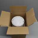 Canisters Sets for the Kitchen, White Ceramic Canister Set with Airtight Wood Lids, 3 Pcs Embossed Food Storage Jars Containers for Flour, Sugar, Spice, Coffee, Tea (70/40/25 oz)