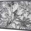 Leather Decorative Tray with Unique Animal Pattern, Organizer for Living Room Coffee Table, Ideal for Candle, Perfume, and Cosmetic Storage (14.8" x 10.2" x 1.4")