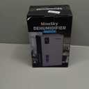 NineSky Dehumidifier,98 OZ Dehumidifiers for Home,(1100 sq.ft) Dehumidifiers for Basement Bathroom Bedroom with Auto Shut Off, Switchable 7 Colors Light(Gray)