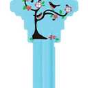 Hillman Diva Tree & Birds House/Office Universal Key Blank Single Sided