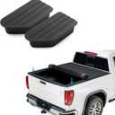 Shademax Stake Pocket Covers Custom Fit for 2019-2024 2025 2026 GMC Sierra and Chevy Silverado Accessories Truck Bed Rail Hole Plugs Stake Pocket Caps Cover (Set of 2)