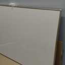 Lightomorrow Bulletin Board 30 x 20 inches, Oatmeal White Pin Board Vision Board, Golden Aluminum Framed Fabric Cork Board with 10 Push Pins