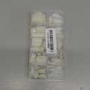 Full Cover Acrylic False Nail Tips, 1000PCS Fake Nail Shape Artificial False Nails Tips 10 Sizes with Case for Nail Art Salons (Clear+Natural)