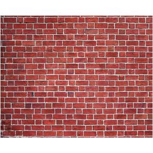 VitalCozy 10 x 8 ft Brick Wall Backdrop for Photoshoot Polyester Fabric Red Brick Backdrop Background for Fireplace Graduation Home Decoration Newborn Birthday Party