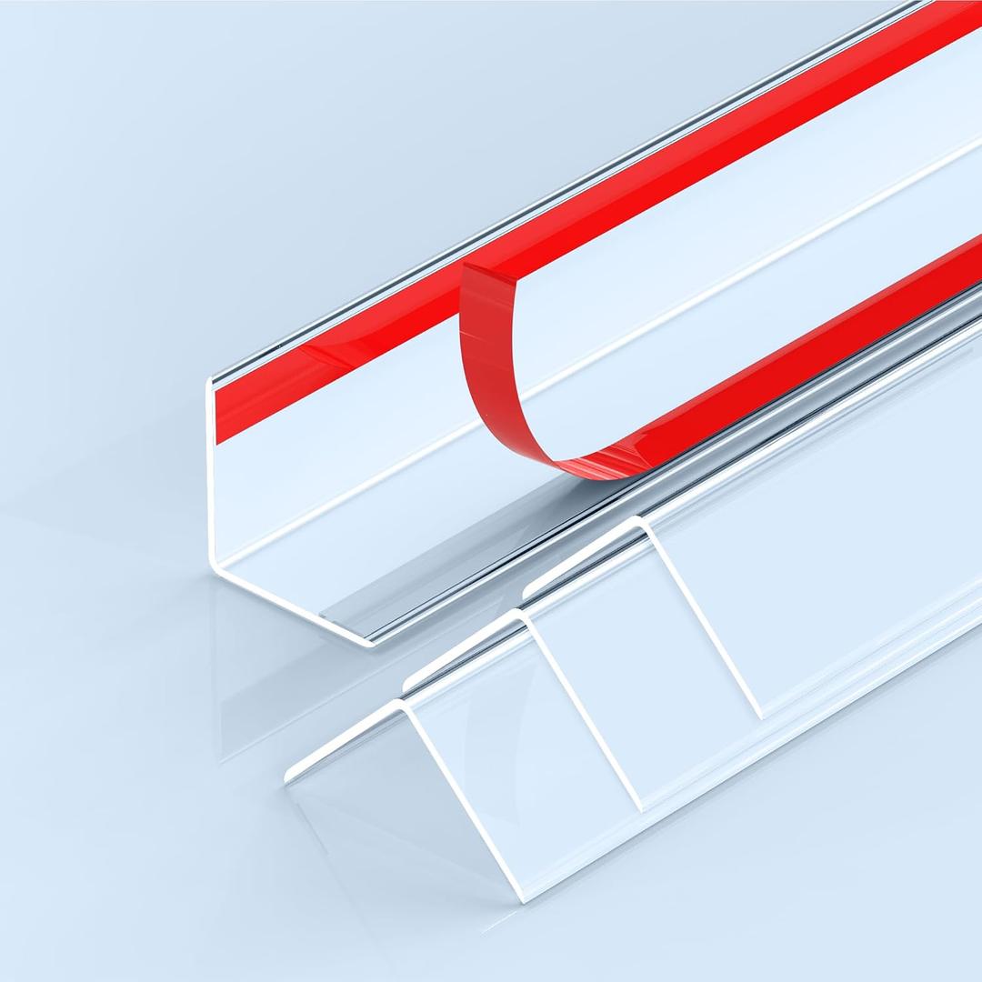 31.5" x 1.18" Wall Corner Protectors, 4PCS Clear Self-Adhesive Guards, Corner Guards & Edge Protector for Walls, Cabinet Doors, Edge Protector Trim, Easy to Install and Clean