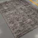 Loloi Layla Collection 5x7Ft Thick Area Rug, Soft, Durable, Vintage Inspired, Distressed, Low Pile, Non-Shedding, Easy Clean, Printed, Living Room Rug