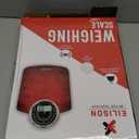 EILISON Highly Advance 2-in-1 Digital & Analog Weighing Scale for Body Weight-400lbs, 4 High Precison GX Sensor Accurate, Thick Tempered Glass, Extra Large Display (Black)