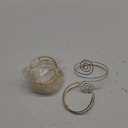 6Pcs Boho Coil Arm Cuff Bangle Set - Adjustable Minimalist Open Arm Cuff Armlet Armband