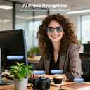 AI Smart Glasses with Camera and Bluetooth,8MP 4K HD Camera Glasses,Supports AI Voice Control/Photo/Video/Audio Recording,Smart Glasses with 133 Translations,IP67 Waterproof for Business & Outdoor