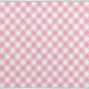 ATTX Pink Gingham Dish Drying Mat for Kitchen, Easy Clean Dishwasher Safe Heat Resistant Eco-Friendly Countertop Mat, 16 X 18 inches