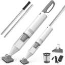 Powerful Pool Vacuum for Above Ground Pool, 16 GPM Handheld Spa Hot Tub Vacuum with Extra Long 98.4" Extendable Pole, 60Mins Cordless Rechargeable Cleaner for Inflatable Pools, Steps, Sand & Debris