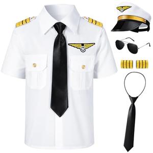 Yoroka Kids Pilot Costume Airline Captain Pilot Uniform With Accessories-130
