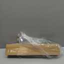 Thestoa Brushed Nickel Shower Curtain Rod Adjustable 43-78 inch, 1"Diameter Spring Tension Curtain Rod No Drill, Anti-Rust Non-Slip Shower Rod for Bathroom Tension Rod