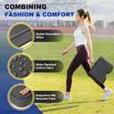 FASTMOMENT 2 Pcs Stadium Seat Cushions Water-Repellent Bleacher Seat Cushions Indoor & Outdoor Seat Cushion for Bleachers Portable Stadium Cushion for Sports Events, Office Chairs, Beaches