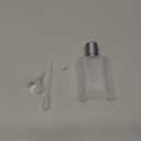 Yerpkefey 50ml/1.7 Oz Frosted Glass Spray Bottle Perfume Atomizer,Refillable Perfume Spray Bottle Perfume Bottles Empty with 3 Kinds of Perfume Dispenser (Frosted Glass 50ml)