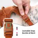 No Pull Dog Harness, Puppy Vest with Front Clip for Small Medium Large Sized Dog(Carmel Brown,M)