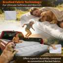 Truck Bed Mattress 5-5.5ft for Mid-Size Pickup, Fabric Texture Truck Bed Air Mattress with Tailgate Extender​,Customized for Tacoma/Gladiator/Colorado, with Detachable Air Pump, for Truck Bed Camping