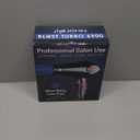 JOHN Professional Hair Blow Dryer, Fast Drying Powerful 2200W, Ionic for No Damage to Hair, Blast Turbo 6900, Black