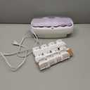 Conair Hot Rollers for Long, Medium & Short Hair, 12 Ceramic Flocked 1-Inch and 1-Inch Heated Hair Rollers with Clips, Hot Curlers for Women, Volume & Curls