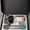 FIFINE UHF Dual Channel Wireless Handheld Microphone, Easy-to-use Karaoke Wireless Microphone System-K036