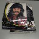 8 x Kangaroo Mullet Wig - The Perfect 80s Rocker Costume Accessory for Men - Halloween, Punk, and Disco (Black)