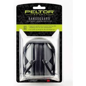 Peltor Sport RangeGuard Electronic Hearing Protector, NRR 21 dB, Ear Protection for the Range, Shooting and Hunting (One Size)