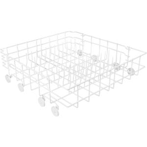 Upgrade 808602302 Lower Dishrack Fit For Kenmore For Frigidaire 808602302 Lower Dishrack Assembly with 154174501 Wheels Replace 154432602 154432601 154319706 dishwasher bottom basket 1 Year Service